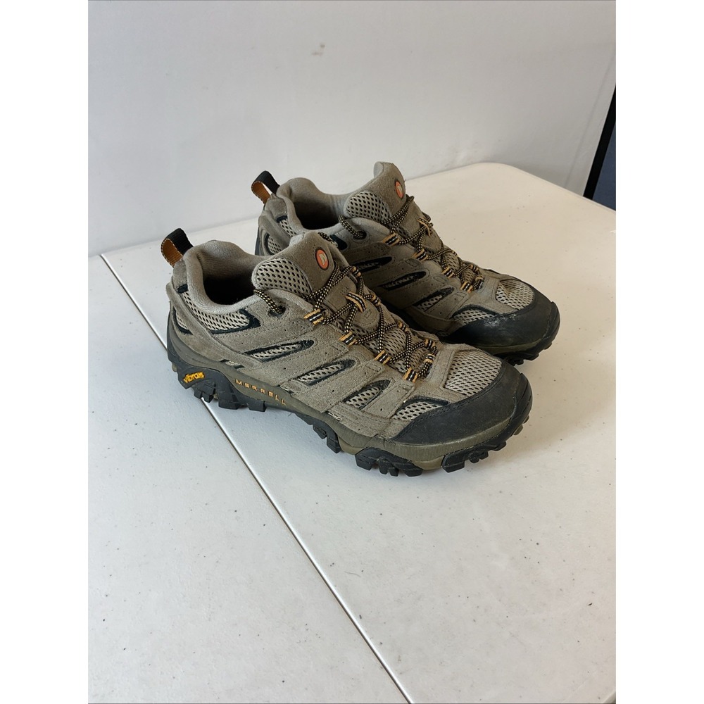 Merrell Moab 2 Vent Hiking‎ Shoes Mens 9  Walnut Brown Suede
